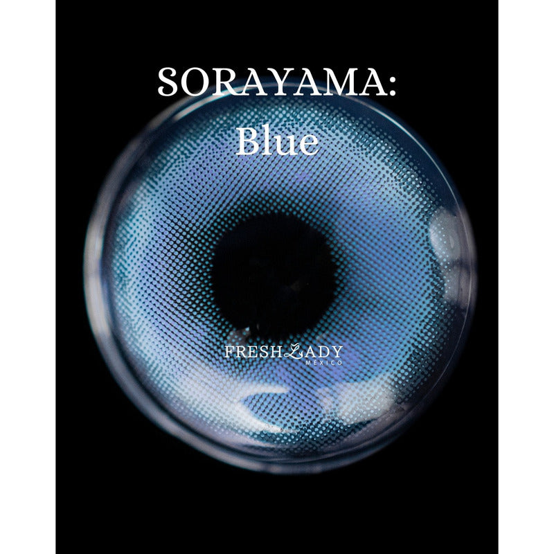 Pupilentes De Color Azules Fresh Lady