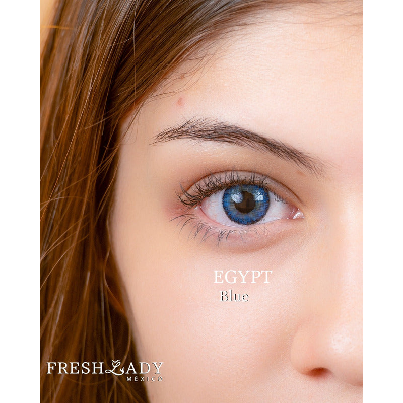 Pupilentes De Color Azules Fresh Lady