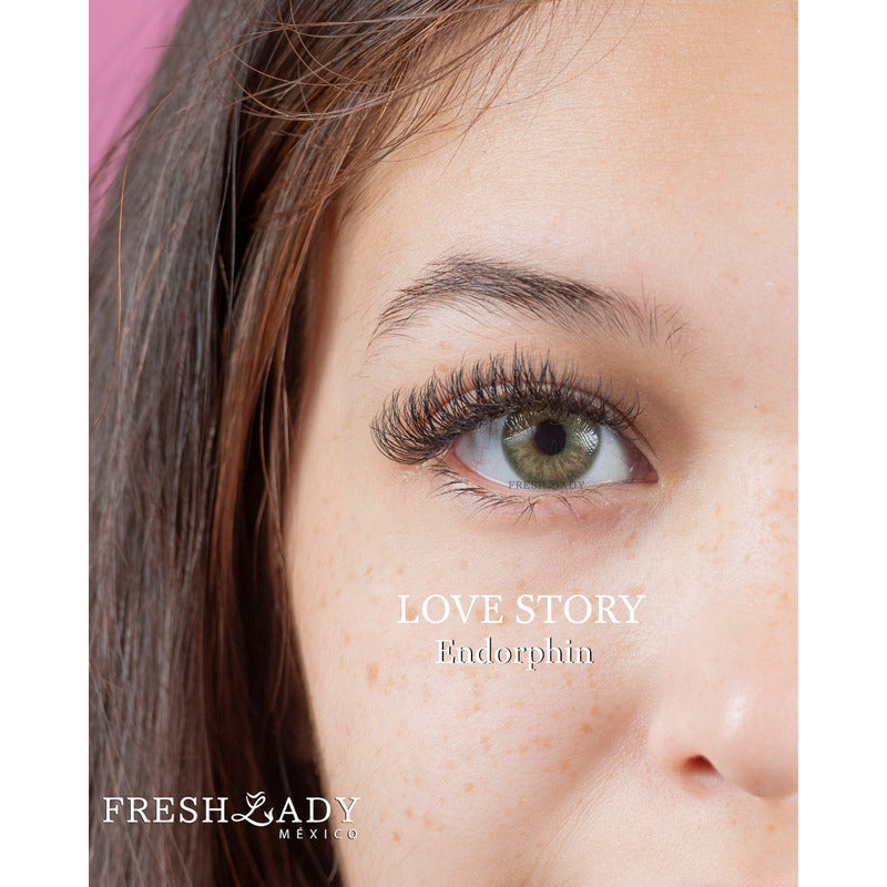 Pupilentes De Color Verdes Fresh Lady