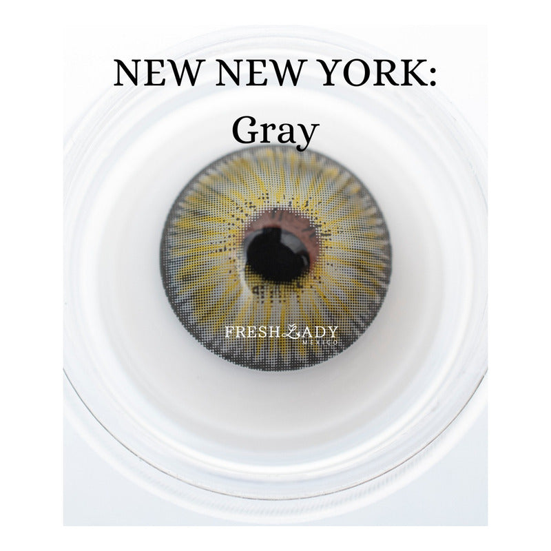 Pupilentes De Color Gris Fresh Lady