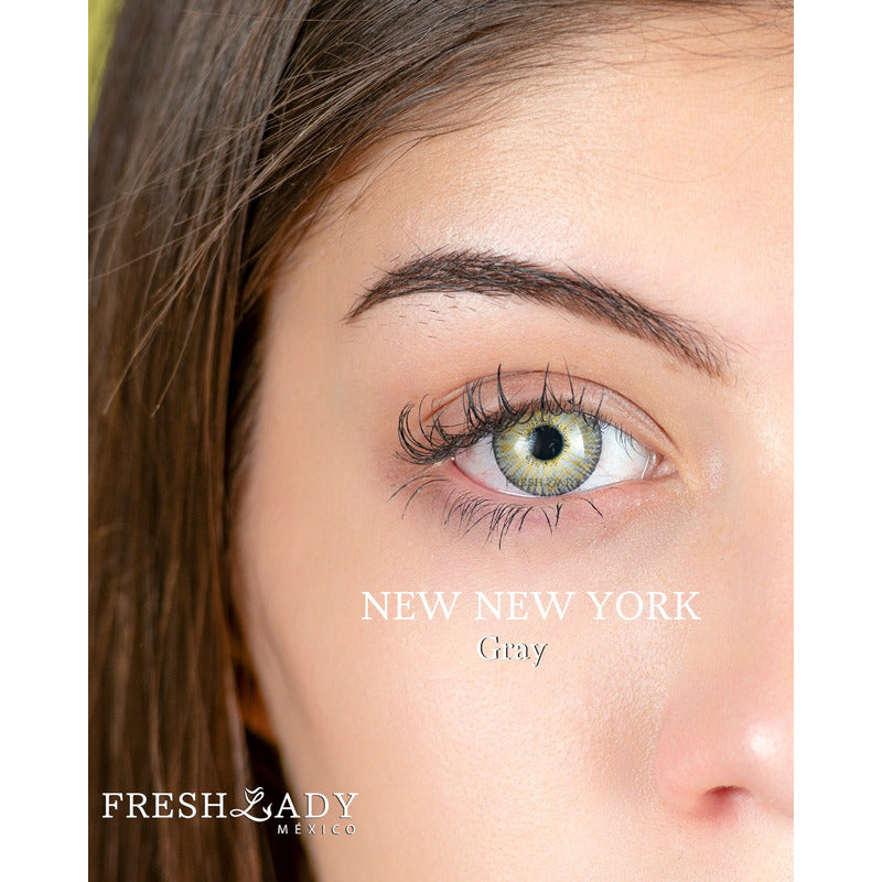 Pupilentes De Color Gris Fresh Lady