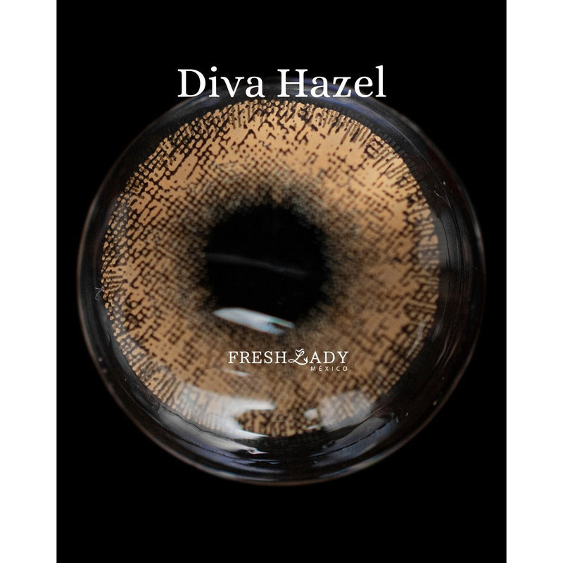 Pupilentes De Colores Freshlady Diva Incluyen Estuche