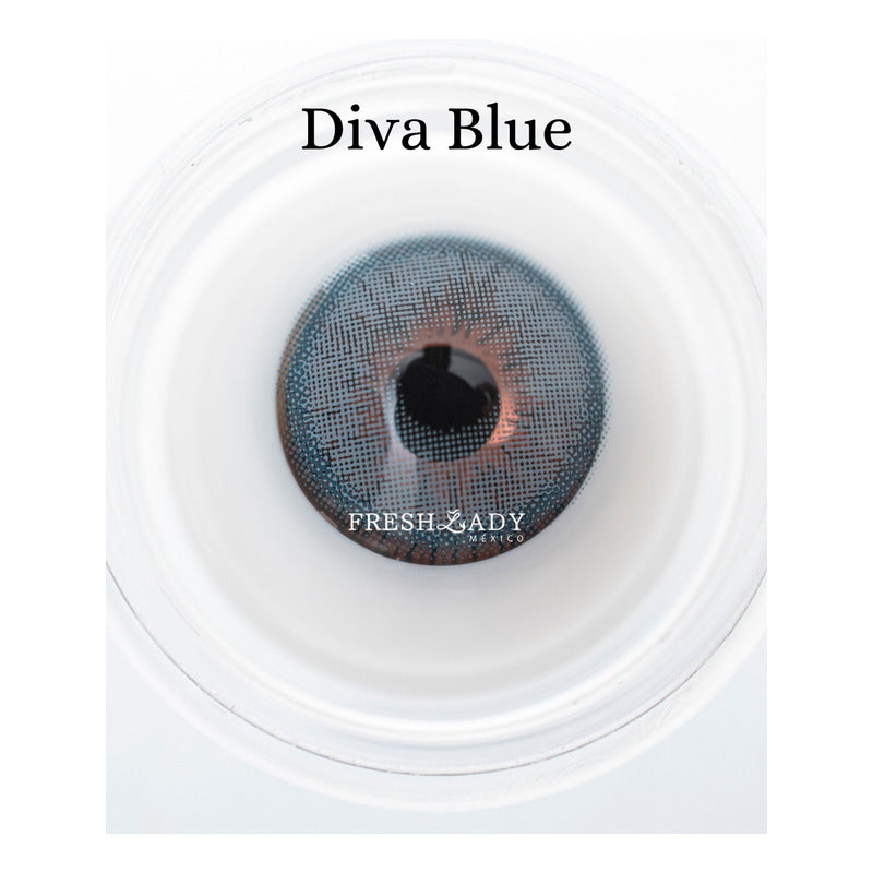 Pupilentes De Colores Freshlady Diva Incluyen Estuche