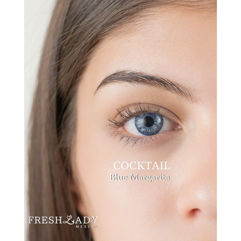 Pupilentes De Color Azules Fresh Lady
