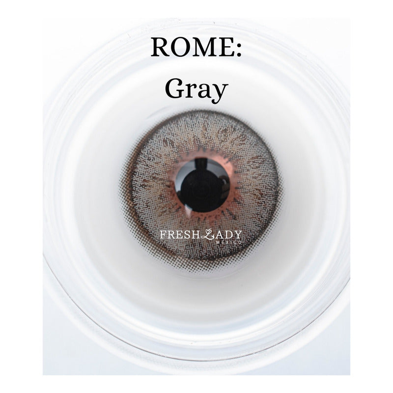 Pupilentes De Color Gris Fresh Lady