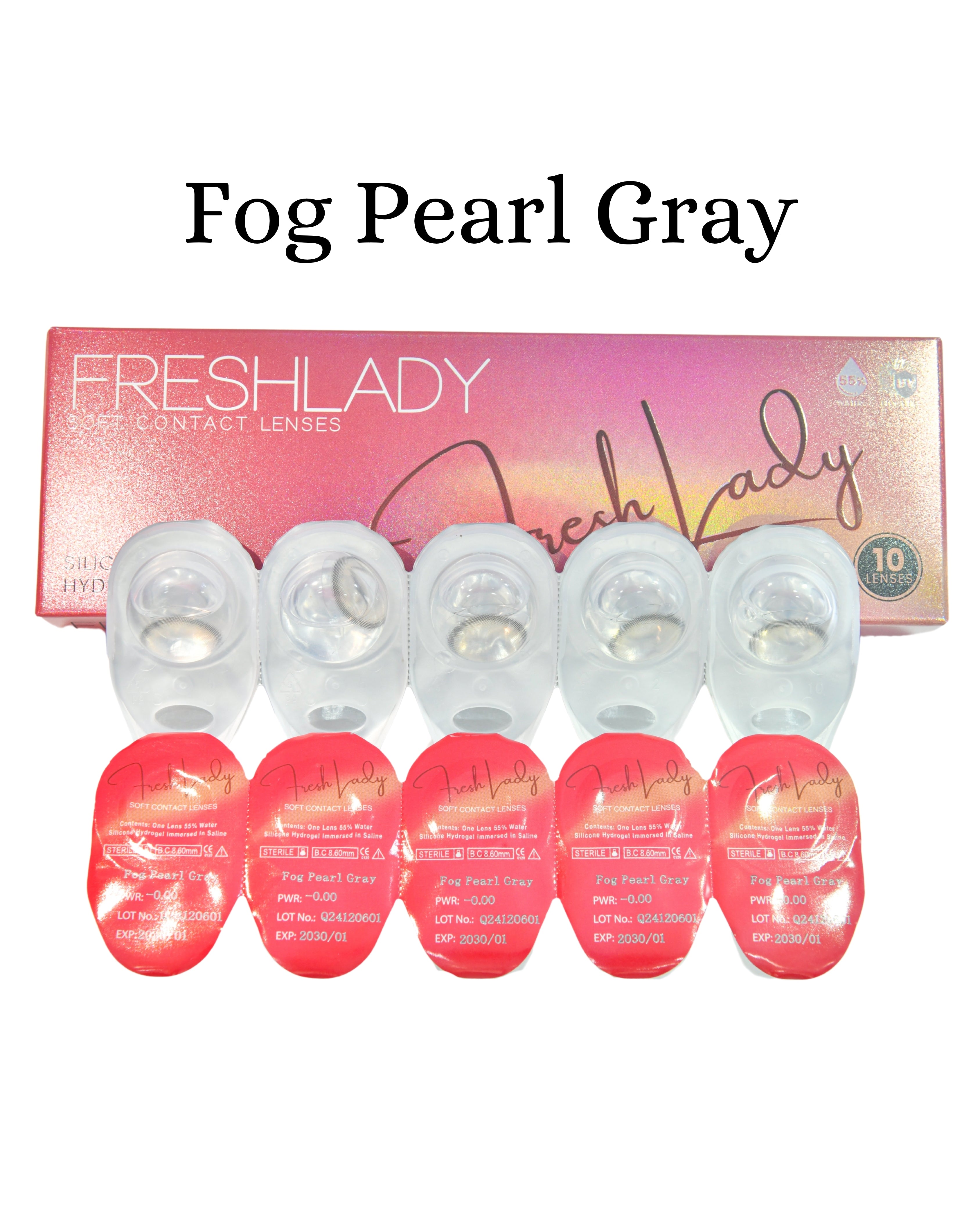 Gray: FOG PEARL CAJA de 10 lentes