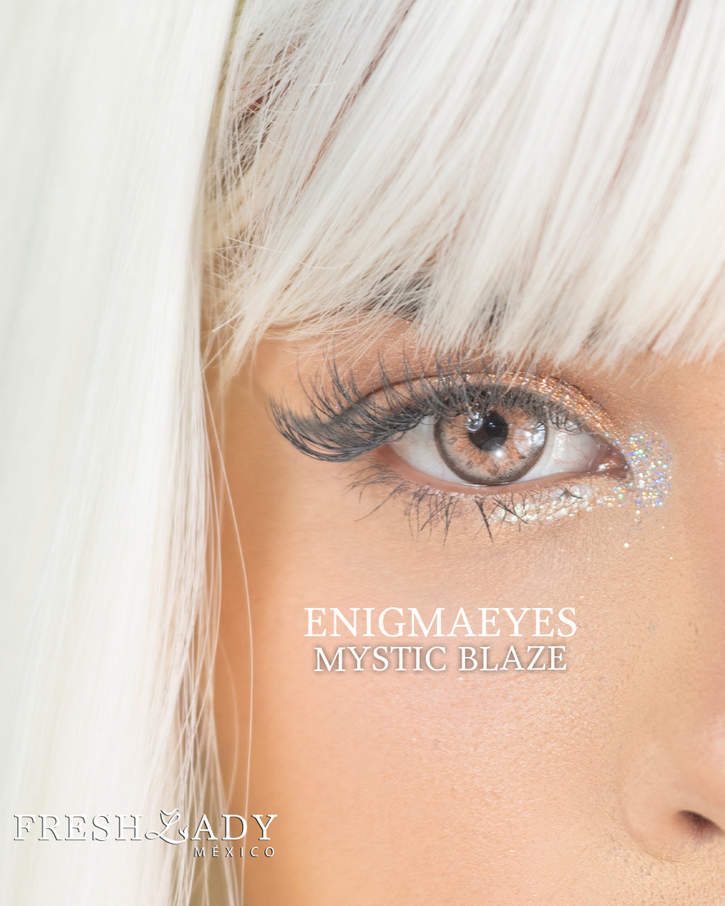 Brown Mystic Blaze: ENIGMAEYES CAJA de 10 lentes