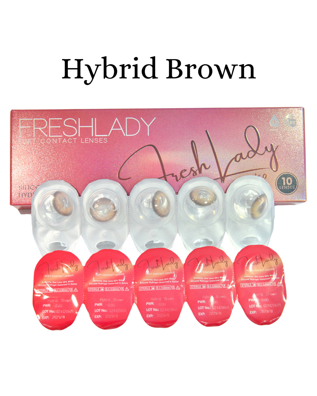 Brown Hybrid: ENIGMA DUALITY CAJA de 10 lentes