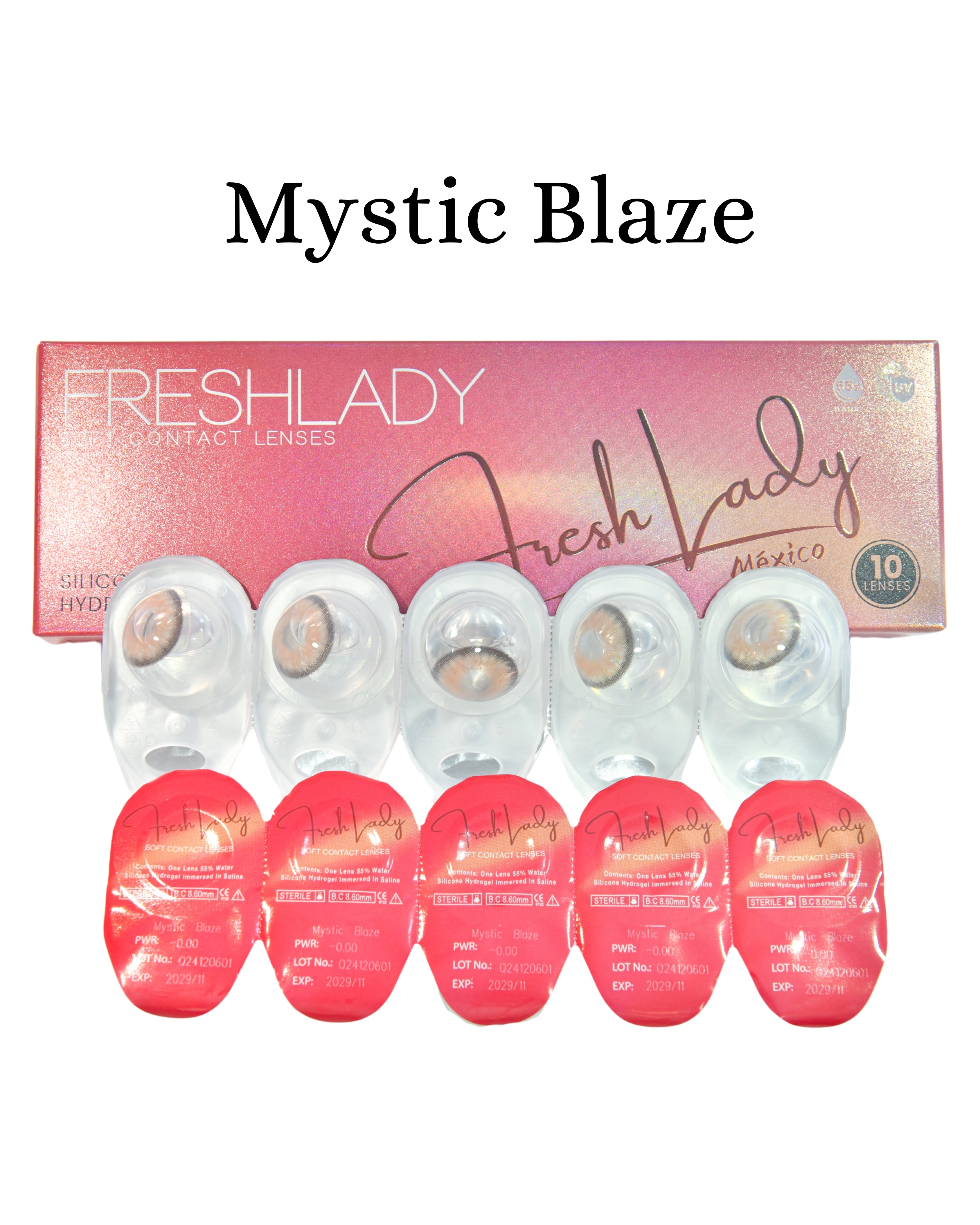 Brown Mystic Blaze: ENIGMAEYES CAJA de 10 lentes