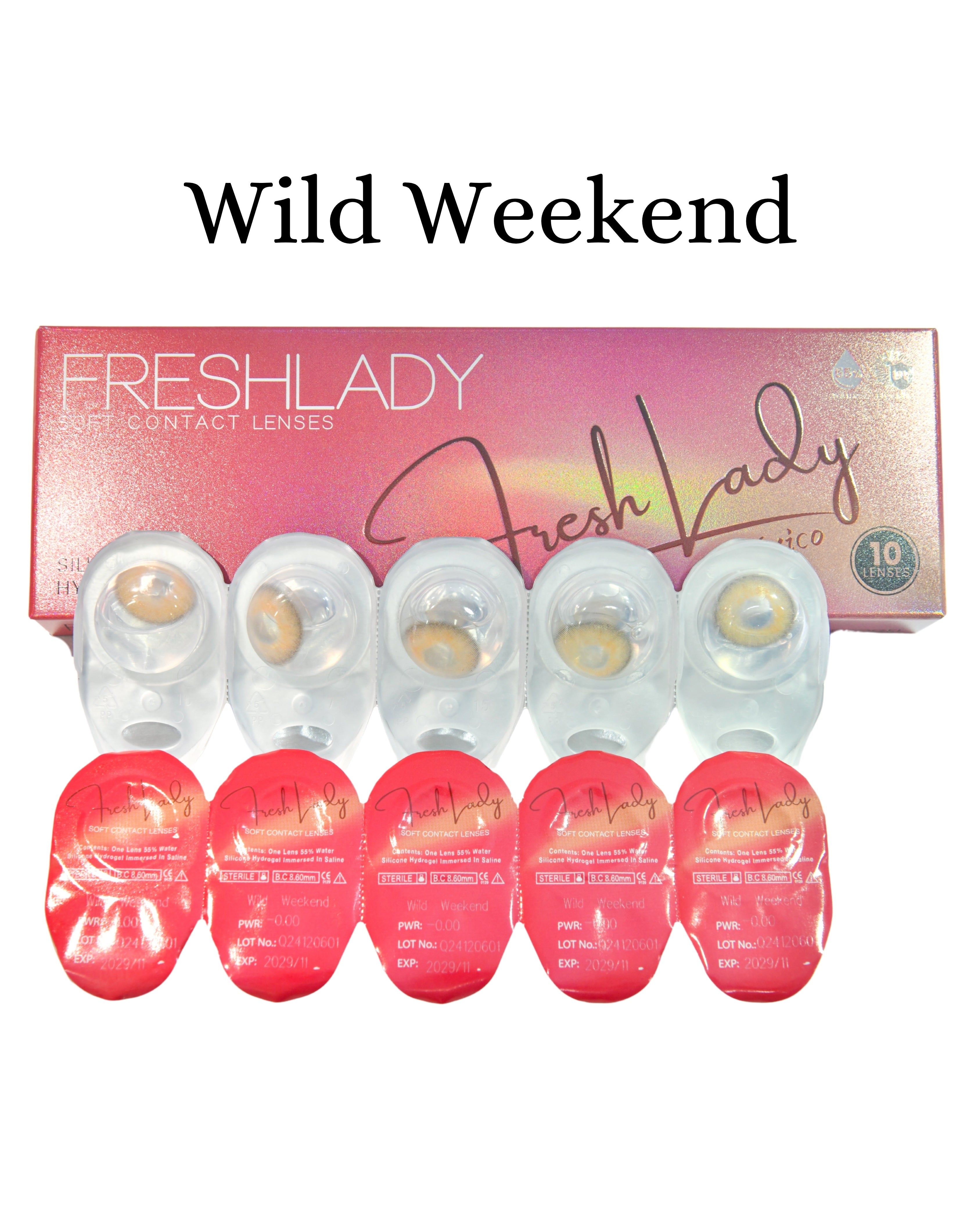 Hazel Wild Weekend: WILDLOOK CAJA de 10 lentes