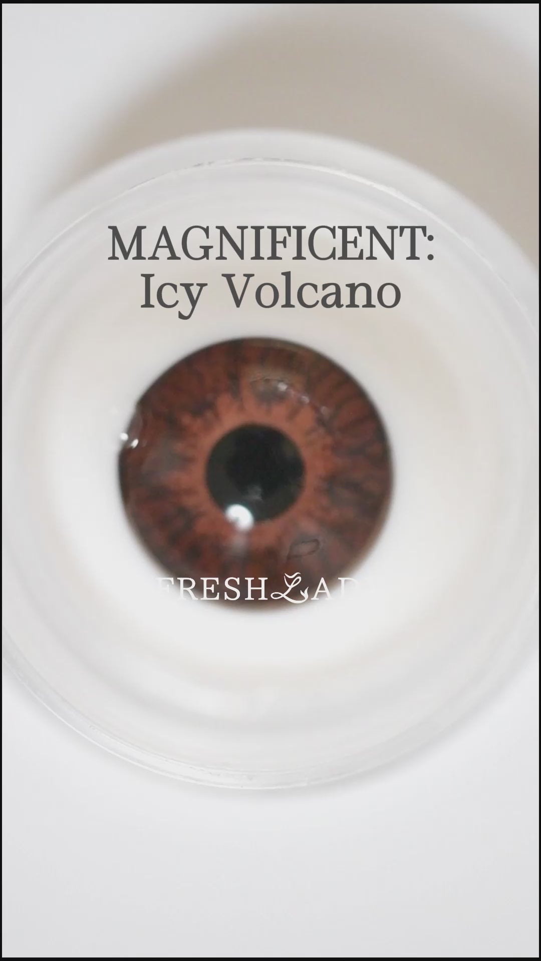 Gray Icy Volcano: Magnificent